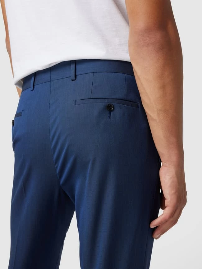 Budget ? S.Oliver BLACK LABEL Business-Hose Mit Webmuster - Royalblau ❤️ – Bild 3