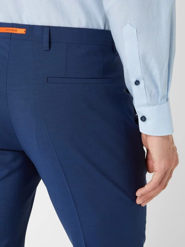 Bestpreis ❤️ Roy Robson Extra Slim Fit Anzug Mit Schurwoll-Anteil - Blau ? – Bild 8