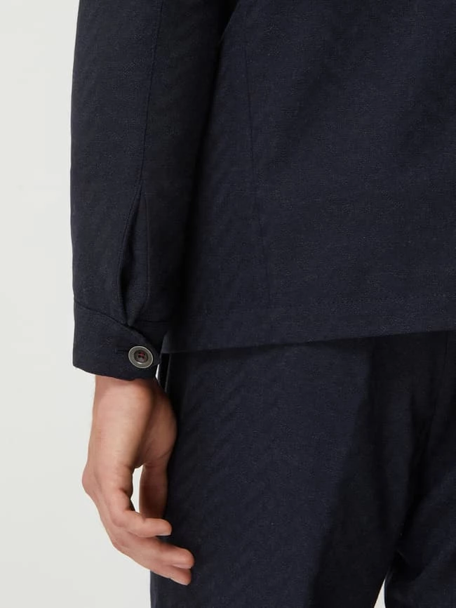 Rabatt ? CG - Club Of Gents Oversized Sakko Aus Schurwolle Modell 'Oatman' - Marineblau ✨ – Bild 3