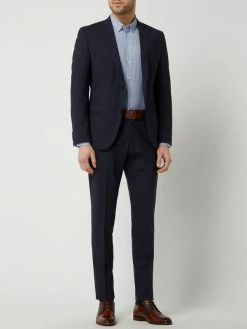 Schlussverkauf ? S.Oliver BLACK LABEL 2-Knopf-Sakko Mit Stretch-Anteil - Marineblau ?