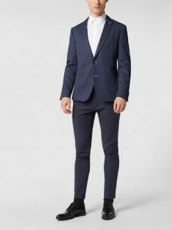 Auslauf ? Cinque Slim Fit 2-Knopf-Sakko Mit Viskose-Anteil Modell 'Cirelli' - Blau ❤️