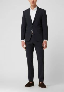 Rabatt ✔️ Roy Robson Slim Fit Anzug Mit 2-Knopf-Sakko - Dunkelblau ?