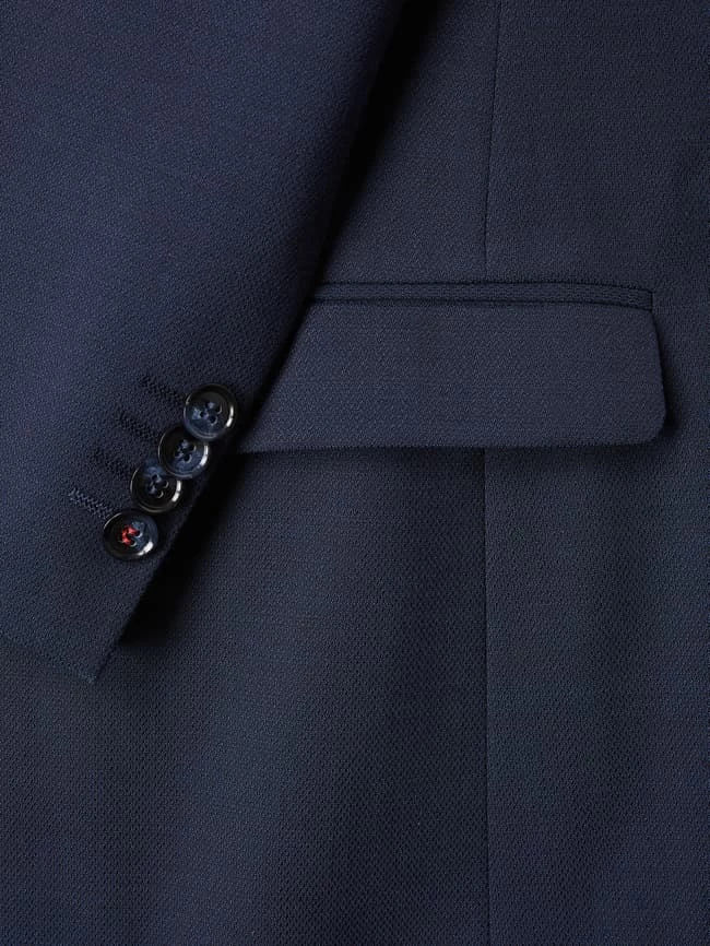 Bestpreis ? CG - Club Of Gents Slim Fit 2-Knopf-Sakko Mit Stretch-Anteil Modell 'Caden' - Royalblau ✔️ – Bild 2