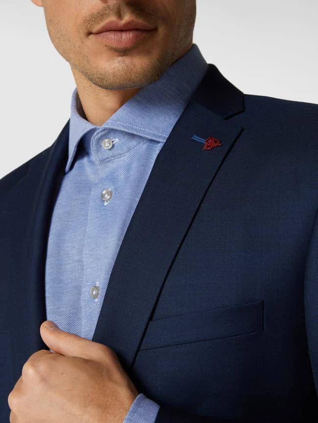 Blitzangebot ? Roy Robson Slim Fit 2-Knopf-Sakko Aus Merinowolle - Marineblau ? – Bild 3