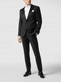 Aktion ? BOSS Smoking-Hose Mit Bund Aus Satin - Schwarz ?