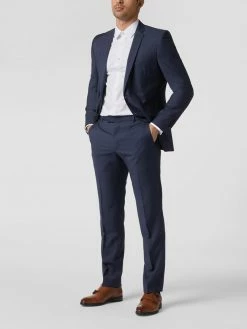 Bester Verkauf ? Strellson 2-Knopf-Sakko Mit Fallendem Revers - Marineblau ?