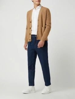 Am billigsten ? CG - Club Of Gents Bundfaltenhose Aus Baumwolle Modell 'Noble' - Marineblau ⭐