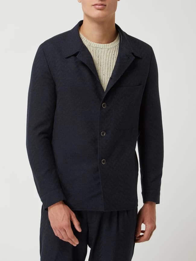 Rabatt ? CG - Club Of Gents Oversized Sakko Aus Schurwolle Modell 'Oatman' - Marineblau ✨ – Bild 4