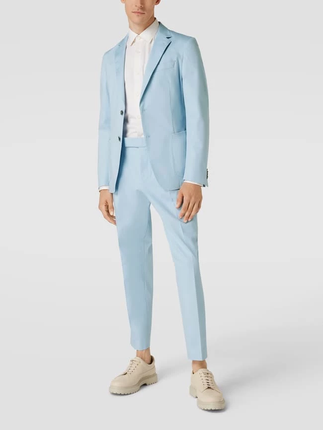 Schlussverkauf ❤️ BOSS Slim Fit Anzug Modell 'Hanry' - Hellblau ?