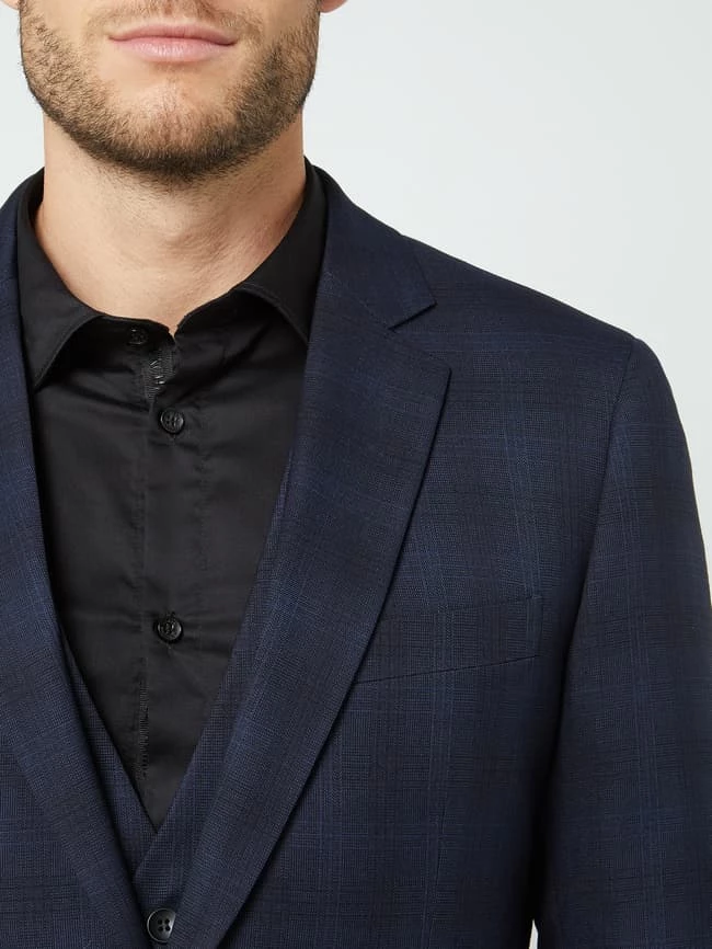 Bestpreis ? Antony Morato Slim Fit 2-Knopf-Sakko Mit Karomuster Modell 'Bonnie' - Marineblau ? – Bild 3