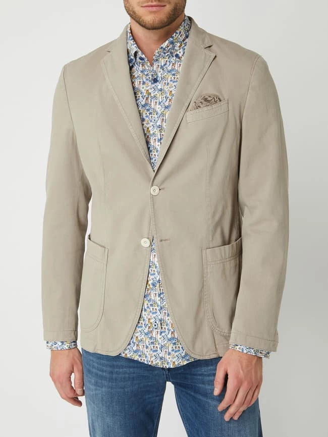 Coupon ? JOOP! Collection Slim Fit 2-Knopf-Sakko Mit Webstruktur Modell 'Holly' - Beige ? – Bild 4