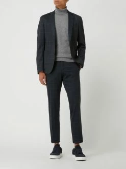 Auslauf ? DIGEL Extra Slim Fit Anzughose Mit Viskose-Anteil Modell 'Nanno' - Marineblau ❤️