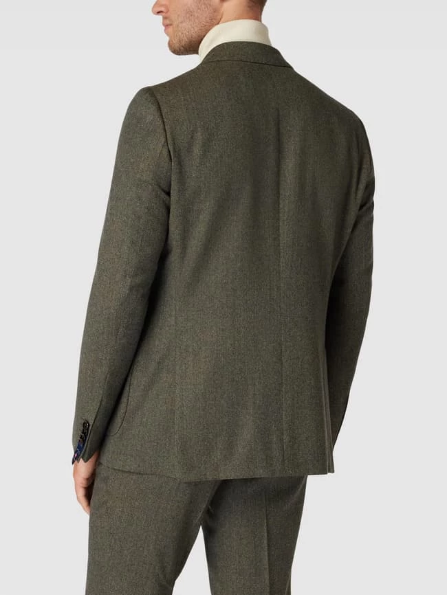 Coupon ? CG - Club Of Gents Slim Fit 2-Knopf-Sakko Aus Schurwolle Modell 'Conley' - Olivgrün ✨ – Bild 5