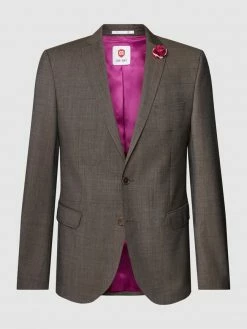 Schlussverkauf ? CG - Club Of Gents 2-Knopf-Sakko Mit Pattentaschen Modell 'Patrick' - Mittelbraun ?