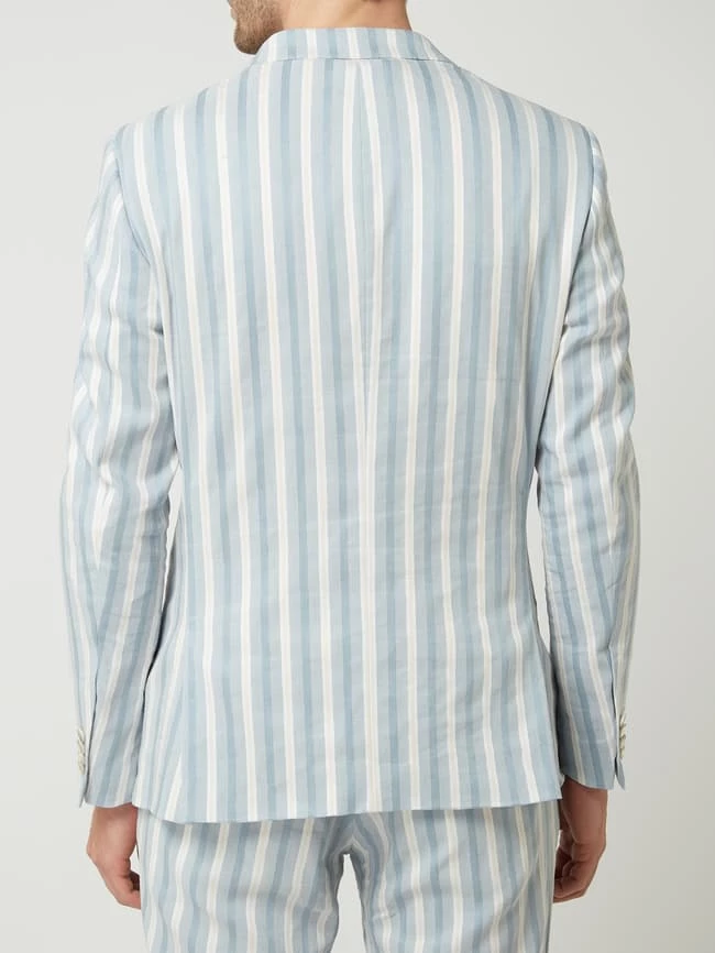 Bestes Angebot ⭐ CG - Club Of Gents Slim Fit Sakko Mit 2-reihiger Knopfleiste - ‘Savile Row’ - Hellblau ? – Bild 6