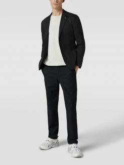 Auslauf ? Tommy Hilfiger Anzug Mit Strukturmuster Modell 'Garment' - Dunkelblau ❤️