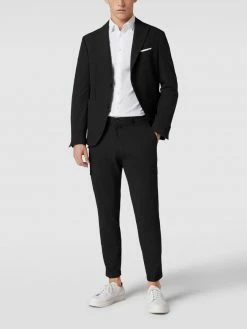 Neu ⭐ Cinque 2-Knopf-Sakko Mit Reverskragen Modell 'CiDrago' - Schwarz ?