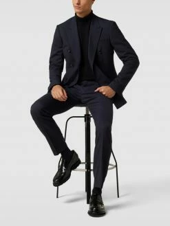 Budget ❤️ Tiger Of Sweden Anzughose Mit Streifenmuster Modell 'Tenutas' - Marineblau ?