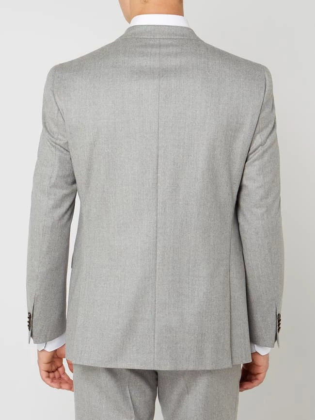Angebote ? Carl Gross Modern Fit 2-Knopf-Sakko Aus Schurwolle Modell 'Sid' - Hellgrau ? – Bild 5