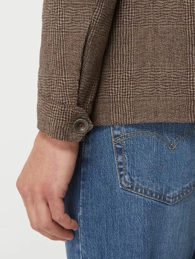 Top 10 ? CG - Club Of Gents Oversized Sakko Aus Schurwolle - 'Savile Row' - Mittelbraun ? – Bild 3