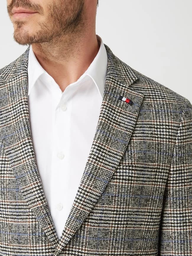 Am billigsten ? Tommy Hilfiger Slim Fit 2-Knopf-Sakko Aus Wollmischung - Beige ? – Bild 3