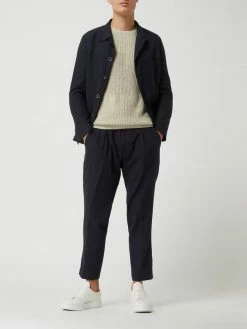 Rabatt ? CG - Club Of Gents Oversized Sakko Aus Schurwolle Modell 'Oatman' - Marineblau ✨