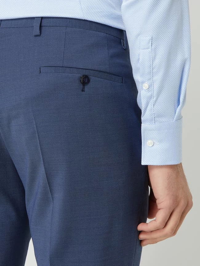 Großhandel ? Roy Robson Anzughose Aus Schurwolle 'Techno Suit' - Blau ? – Bild 3