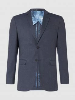 Angebote ? Selected Homme Slim Fit 2-Knopf-Sakko Mit Stretch-Anteil Modell 'Mylologan' - Blau ✨