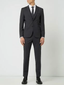 Rabatt ? HUGO Extra Slim Fit 2-Knopf-Sakko Mit Stretch-Anteil Modell 'Arti' - Silber ?