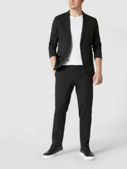 Aktion ? S.Oliver BLACK LABEL 2-Knopf-Sakko Mit Stretch-Anteil - Schwarz ❤️