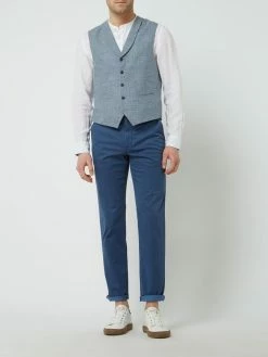 Angebote ⭐ CG - Club Of Gents Weste Aus Baumwolle Modell 'Paddy' - Marineblau ?