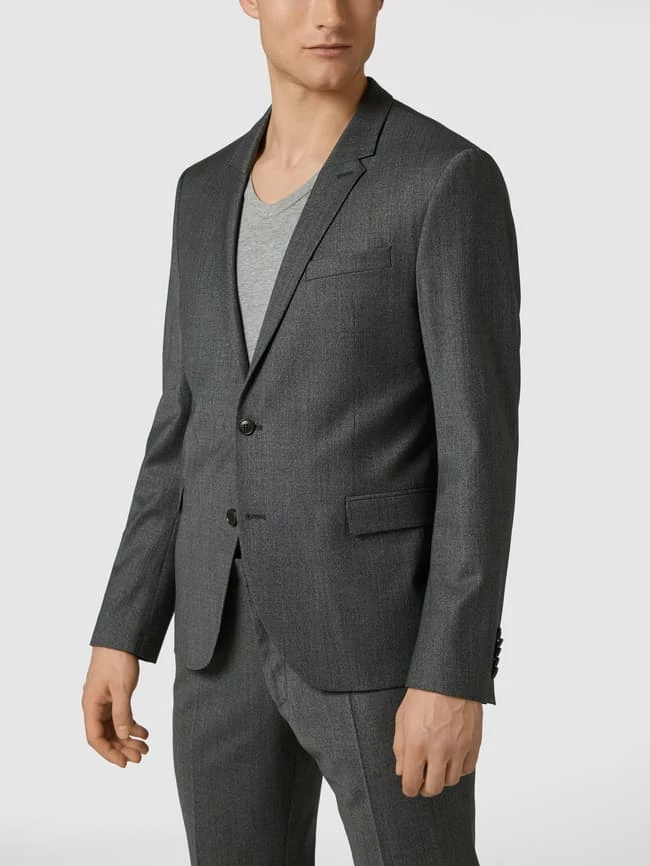 Bestes Angebot ? Drykorn 2-Knopf-Sakko In Melangeoptik - Mittelgrau ✔️ – Bild 4