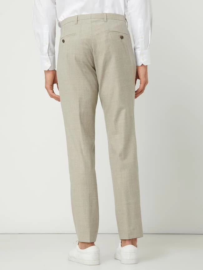 Bester Verkauf ? CG - Club Of Gents Anzughose Aus Schurwolle - Taupe ? – Bild 5