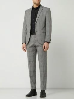 Coupon ⭐ S.Oliver BLACK LABEL Slim Fit 2-Knopf-Sakko Mit Glencheck - Sand Meliert ?