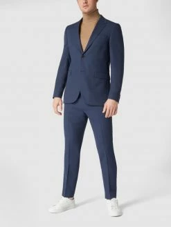 Billig ✔️ Tiger Of Sweden Regular Fit 2-Knopf-Sakko 'Traveler' Mit Stretch-Anteil Modell 'Jarl' - Blau ?