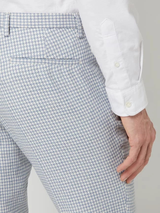 Budget ? CG - Club Of Gents Slim Fit Anzughose Mit Leinen-Anteil Modell 'Paco' - Hellblau ? – Bild 3