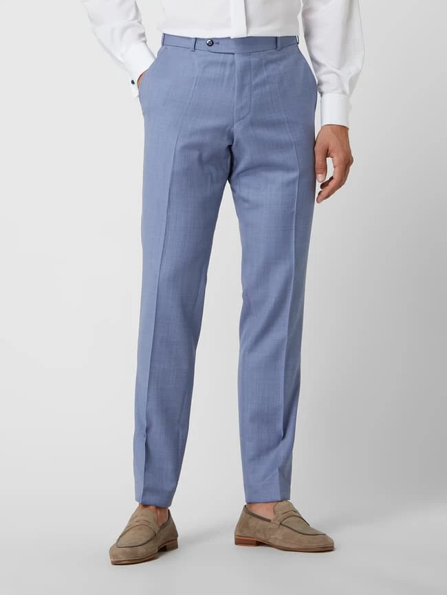 Neu ? Wilvorst Anzughose Aus Wolle - Bleu ? – Bild 4