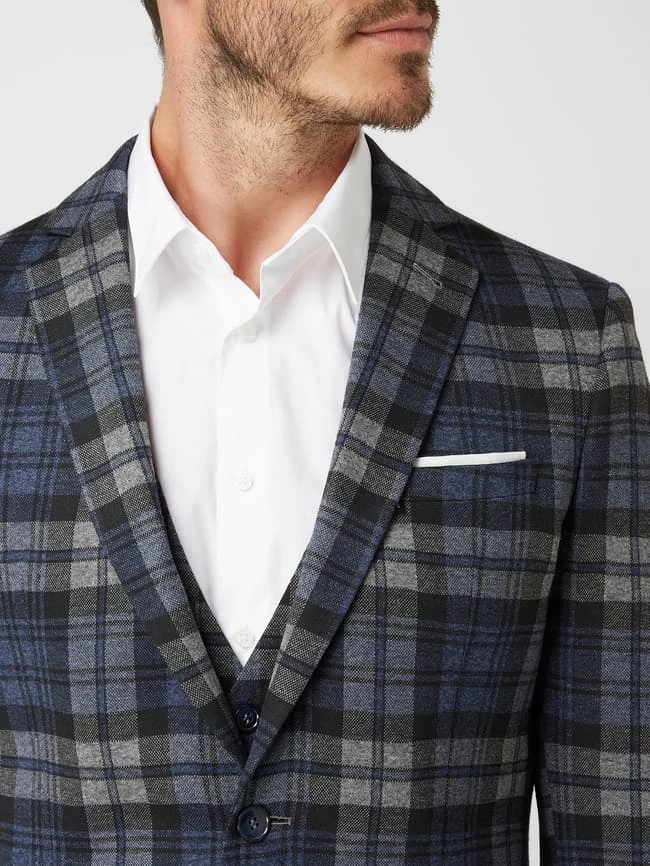 Bester Verkauf ? Cinque Slim Fit 2-Knopf-Sakko Mit Stretch-Anteil Modell 'Cidati' - Blau ? – Bild 3