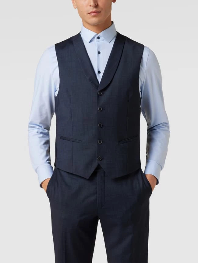 Beste Bewertungen von ? CG - Club Of Gents Weste Mit Schalkragen - Marineblau ? – Bild 4