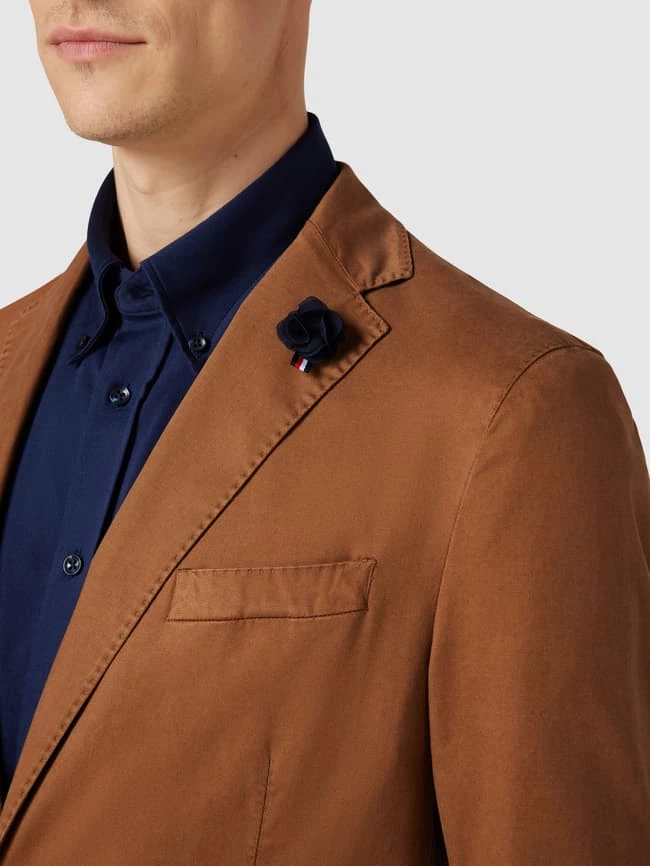 Neu ? Tommy Hilfiger Anzug Mit Strukturmuster Modell 'Garment' - Camel ⌛ – Bild 3