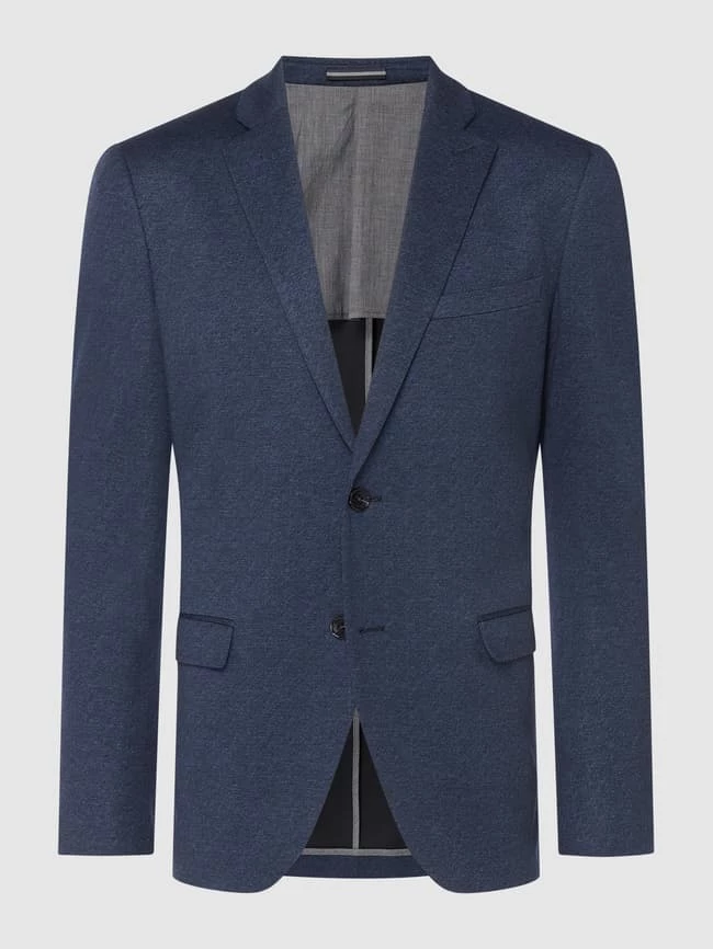 Aktion ? Matinique Slim Fit 2-Knopf-Sakko Aus Jersey Modell 'Mageorge' - Marineblau ⭐