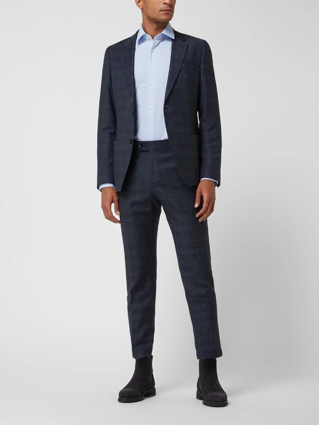 Bestes Angebot ? Strellson Slim Fit 2-Knopf-Sakko Mit Stretch-Anteil Modell 'Arndt' - Marineblau ✔️