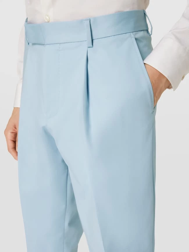 Schlussverkauf ❤️ BOSS Slim Fit Anzug Modell 'Hanry' - Hellblau ? – Bild 6