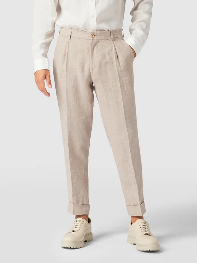 Top 10 ? CG - Club Of Gents Oversized Fit Anzughose Mit Strukturmuster - Beige ? – Bild 4