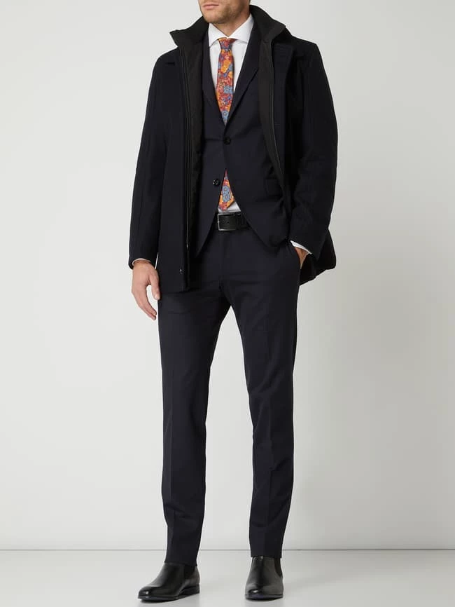 Bester Verkauf ✔️ Daniel Hechter 2-Knopf-Sakko Aus Jersey - Marineblau ?