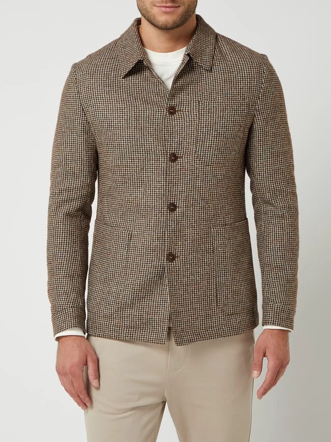 Aktion ? CG - Club Of Gents Slim Fit Sakko Aus Wollmischung Modell 'Conrow' - Mittelbraun ? – Bild 4