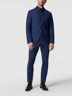 Am billigsten ? CG - Club Of Gents Slim Fit 2-Knopf-Sakko Mit Pattentaschen Modell 'Caden' - Marineblau ⌛