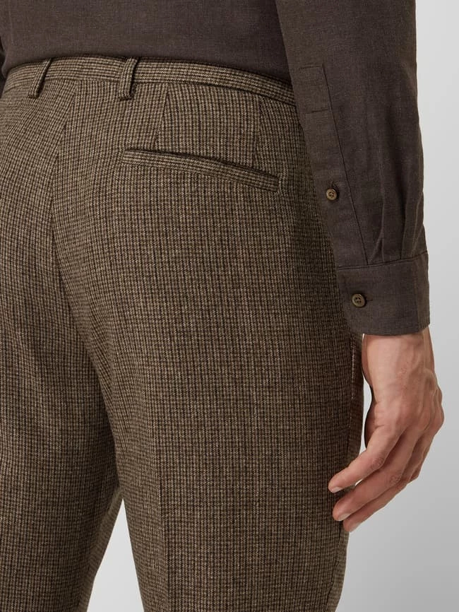 Bestes Angebot ? Selected Homme Slim Fit Anzughose Mit Stretch-Anteil Modell 'Adrian' - Mittelbraun ? – Bild 3