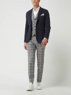 Besorgen ⌛ CG - Club Of Gents Slim Fit 2-Knopf-Sakko Aus Jersey Modell 'Carter' - Blau ?