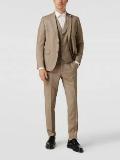 Aktion ⭐ CG - Club Of Gents Weste Mit Schalkragen - Beige ?